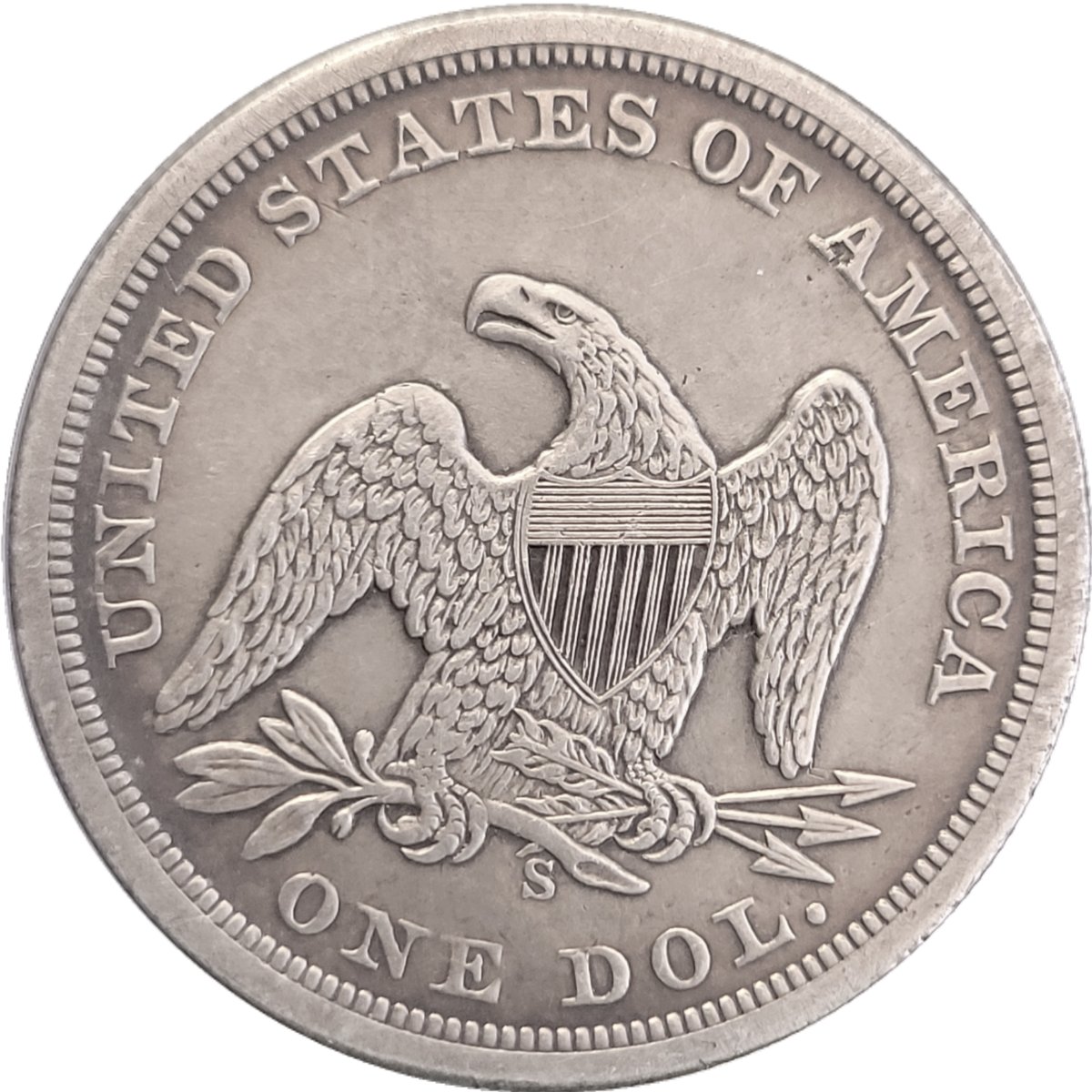 1859-S-$1-Liberty-Seated-Dollar---Osburn-Cushing-1